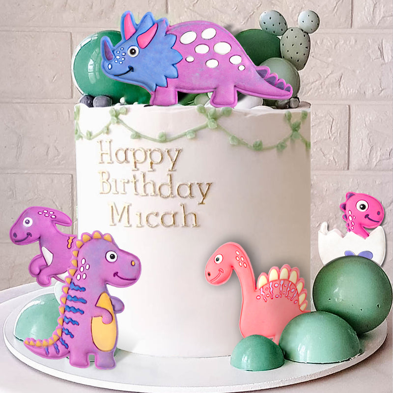 Dinosaur Fondant Silicone Molds 11-Bundle 1.4-3.5inch
