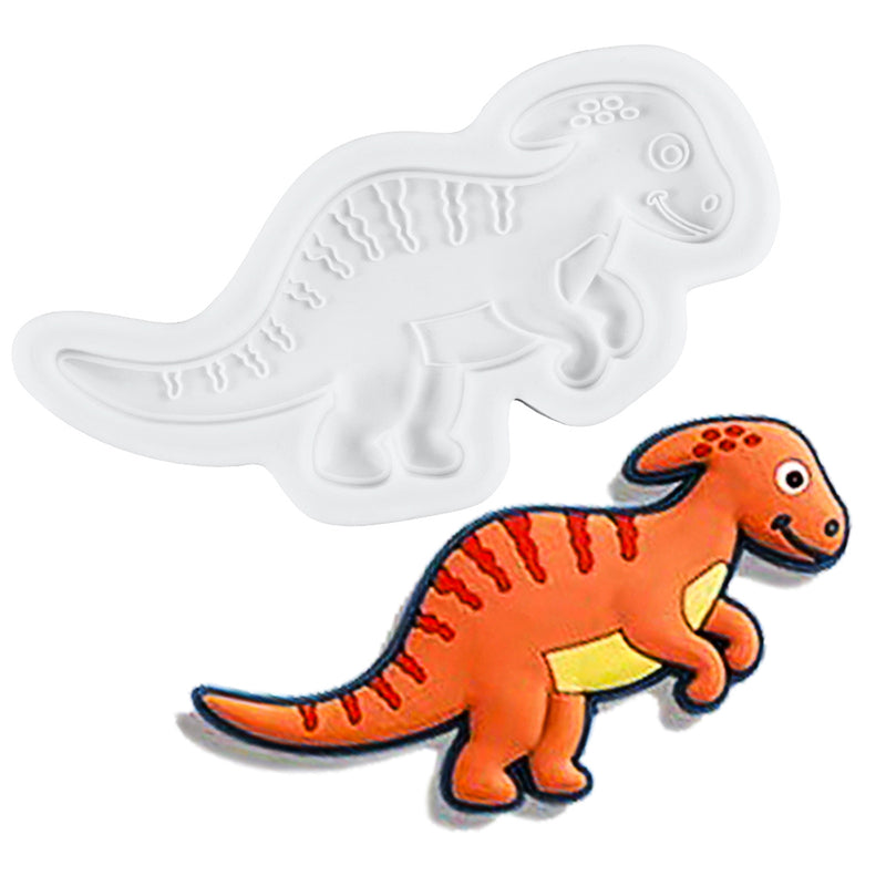 Dinosaur Fondant Silicone Mold Parasaurolophus 3.26x1.45inch