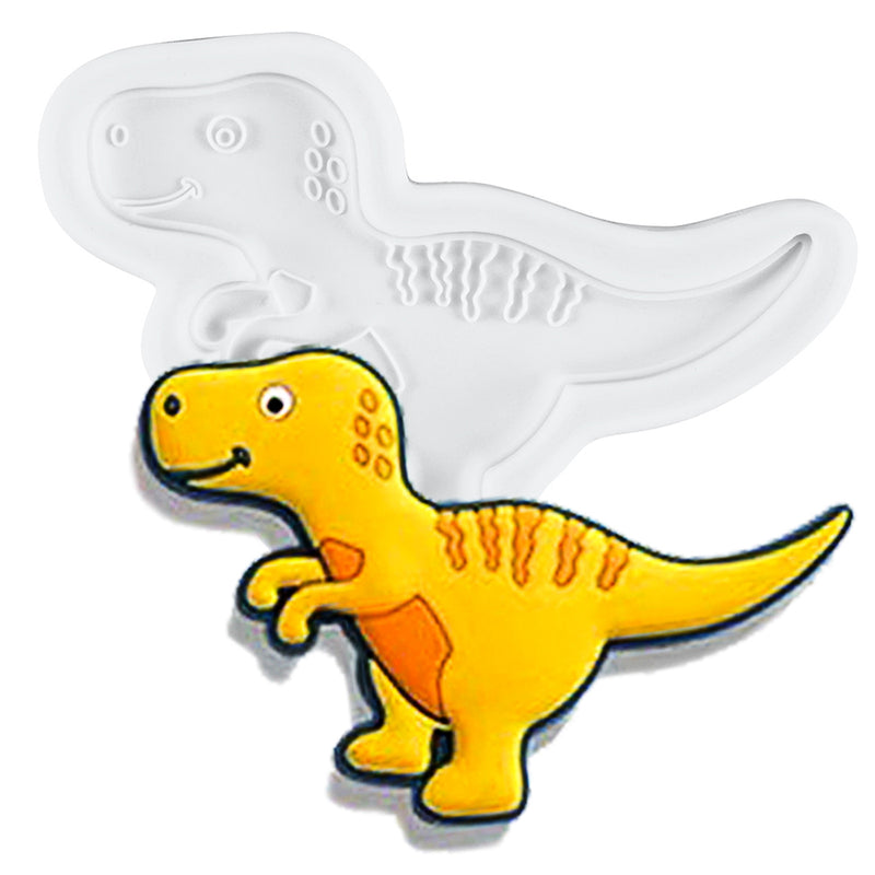 Dinosaur Fondant Silicone Mold T-Rex 3x1.85inch