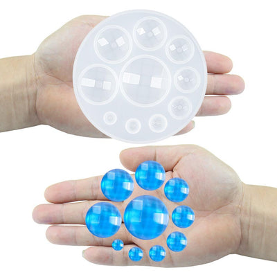 Half Sphere Gem Resin Silicone Mold