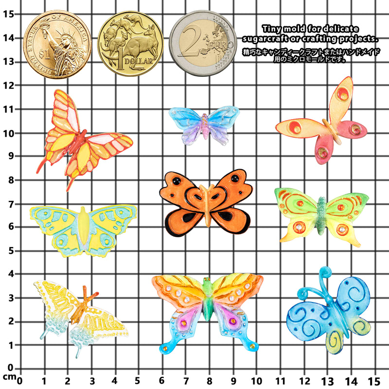 Butterflies Fondant Silicone Resin Mold