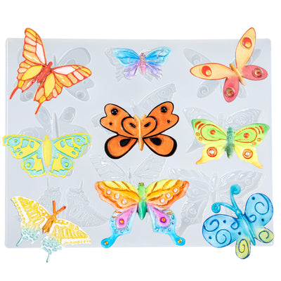 Butterflies Silicone Fondant Mold by Celebrate It®