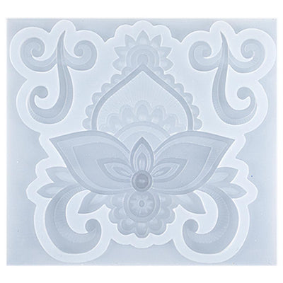 Paisley Floral Fondant Silicone Mold 3-Cavity