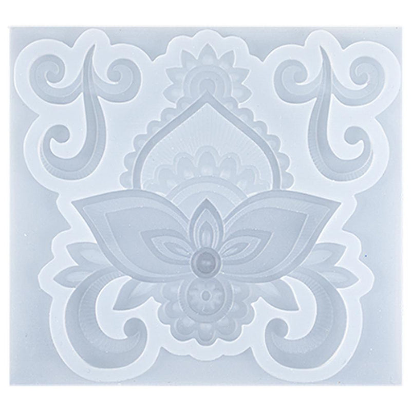 Paisley Floral Fondant Silicone Mold 3-Cavity