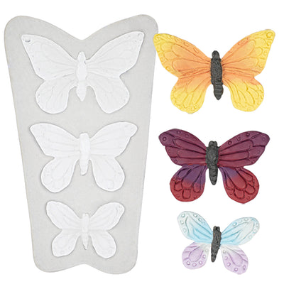Assorted Size Butterfly Fondant Silicone Molds