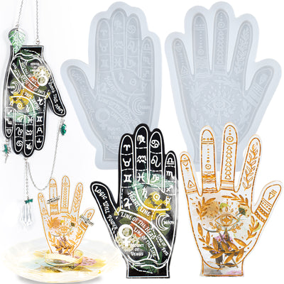 Zodiac Hand Shaped Constellation Totem Palmistry Molds Pack of 2