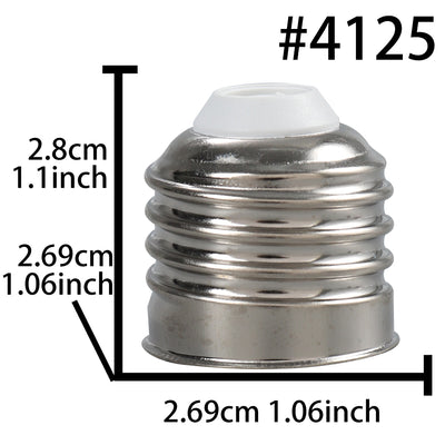 LED Base Cap for Night Light Bulb Mold Casting 1.06x1.06x1.1inch