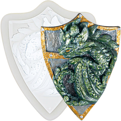 Knight Theme Shield Silicone Mold