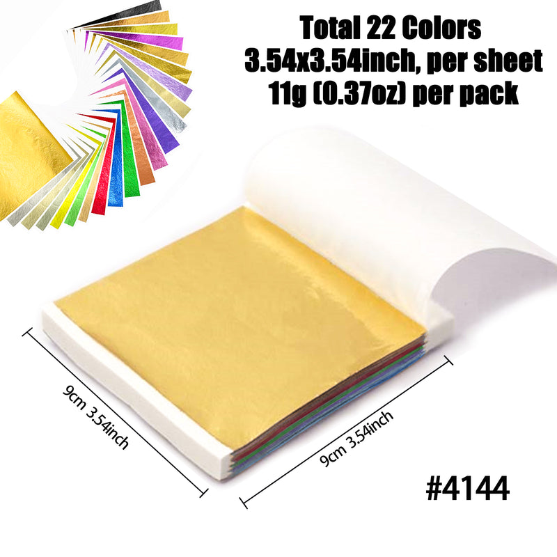 Imitation Gold Foil Paper Metallic Gilding 22 Colors