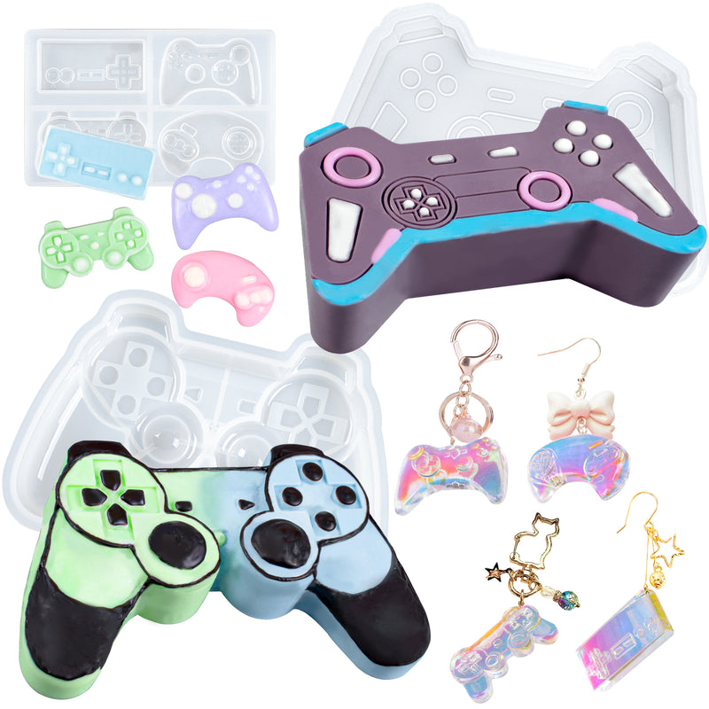 Game Controller Silicone Molds Chocolate Candy Fondant Cake Topper Baking Resin Epoxy Casting