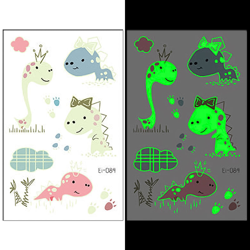 Luminous Temporary Tattoos Dinosaur Craft Stickers