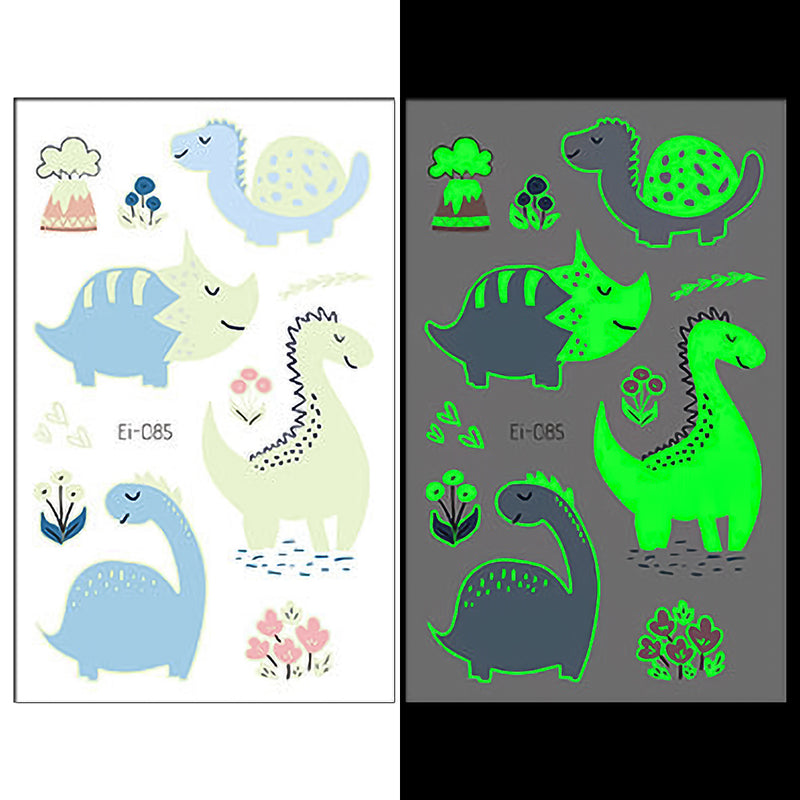 Luminous Temporary Tattoos Dinosaur Craft Stickers