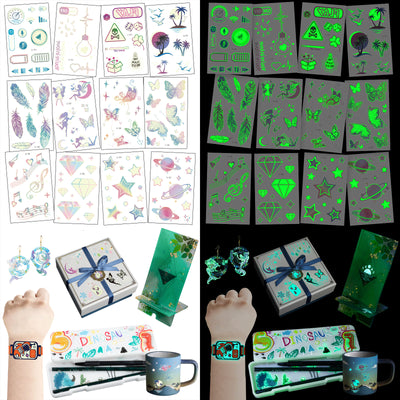 Temporary Tattoos Glow in the Dark