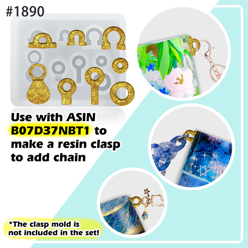 Resin Silicone Molds Earbuds Case and Phone Stand Epoxy Casting Craft Set