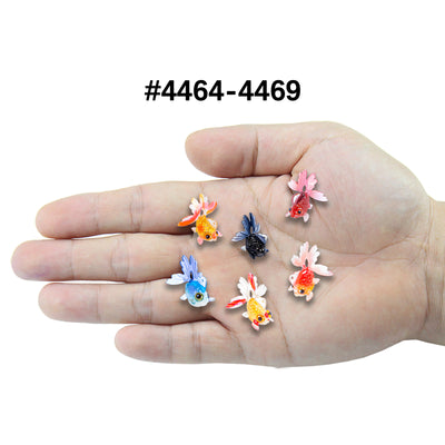 Goldfish Miniatures 1:12 1inch Charm Epoxy Art UV Resin Inlay Diorama 6 Assortment