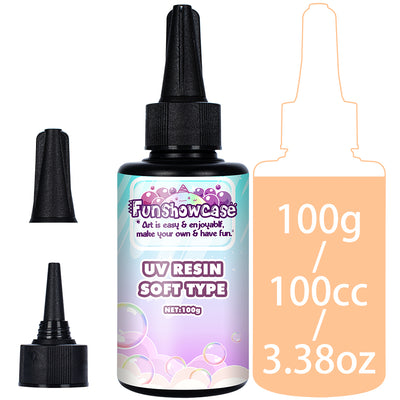 UV Resin Soft Type Transparent 100g Odorless