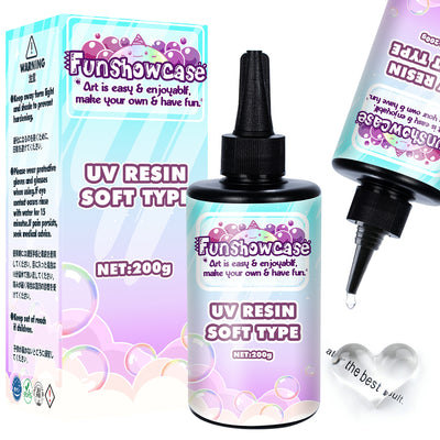 Clear UV Resin Soft Type (200 grams)