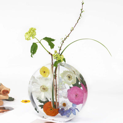 Hexagon Round Vase Resin Silicone Mold for Plant Propagation Stations