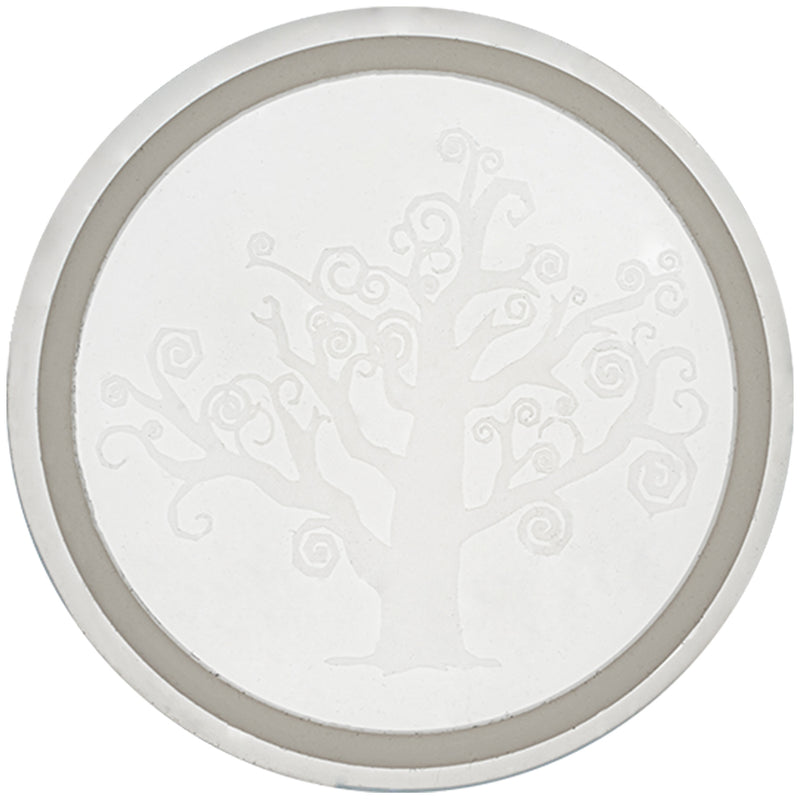 Etched Celtic Tree of Life Pattern Round Coaster Resin Mold