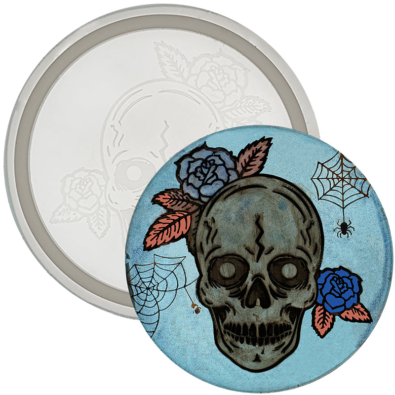 Resin Etched Pattern Round Coaster Molds