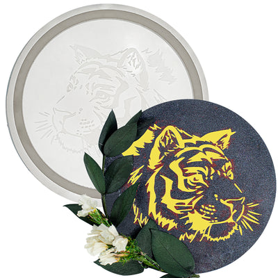 Resin Etched Pattern Round Coaster Molds