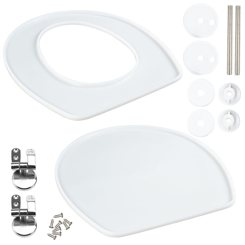 14inches O-Shape Silence Close Toilet Seat Epoxy Resin Molds Set