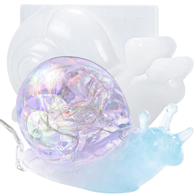 3D Snail Epoxy Resin Silicone Mold Large 2.7x1.2x1.6inch