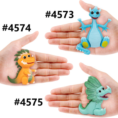 3D Dinosaur Fondant Silicone Molds for Sugarcraft Cake Decoration Pack of 3