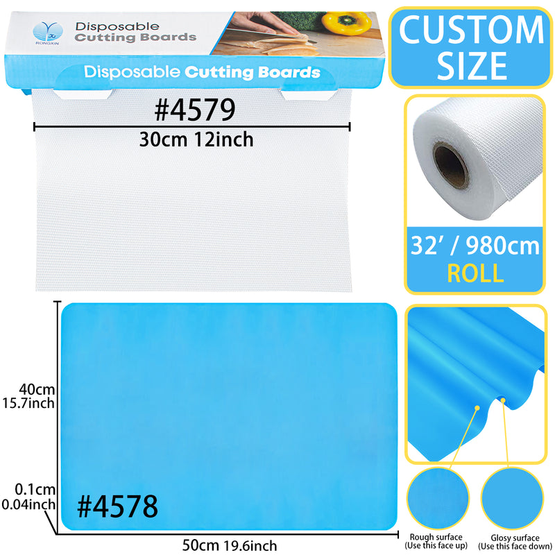 Silicone Sheet 16x12inch and Disposable Cutting Mats Roll 10&