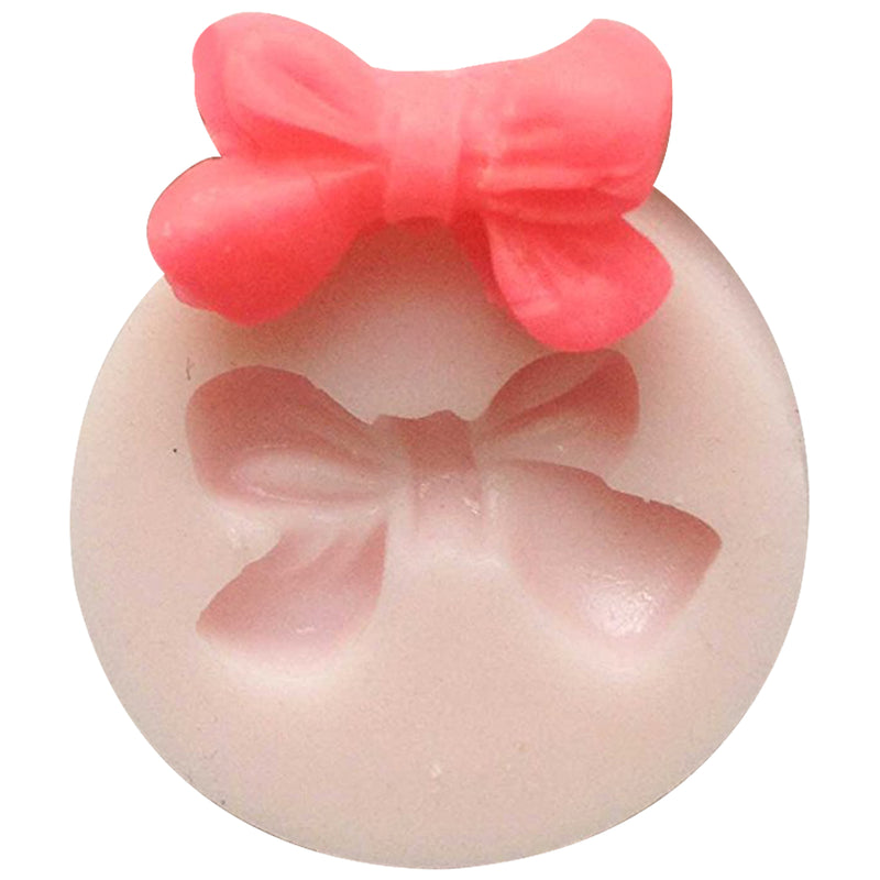 Mini Ribbon Bow Fondant Silicone Mold