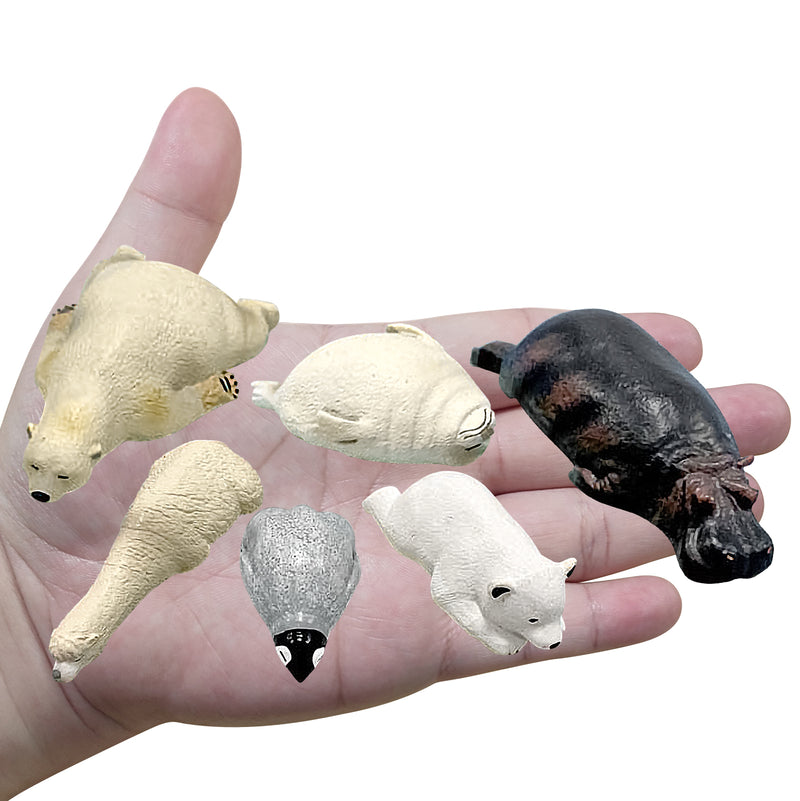 Sleeping Animal Resin Silicone Mold of 5