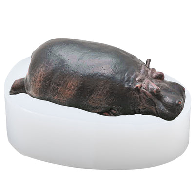 Hippo Sleeping Animal Resin Silicone Mold