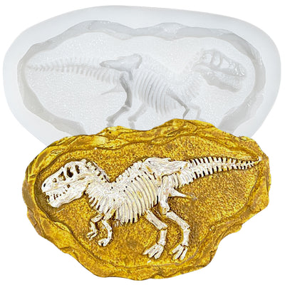 Tyrannosaur Dinosaur Fossil Silicone Molds Dino Dig Skeletons Tray