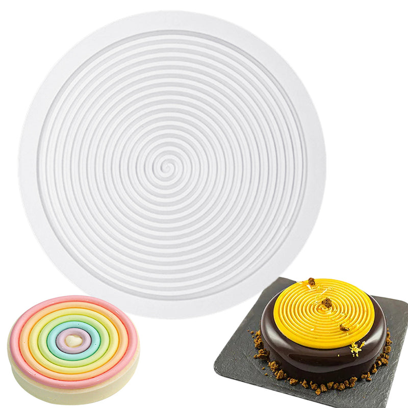 Circle Baking Pan Tourbillon Round Silicone Mold