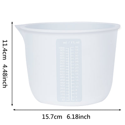 Silicone Measuring Bowl 1000ml/36oz 600ml/20oz