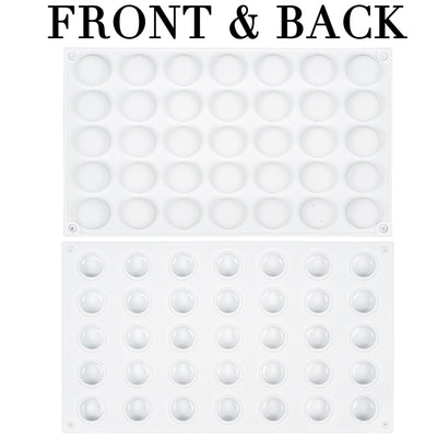 Dome Silicone Mold for Chocolate Gummy Ice Cubes 35-Cavity