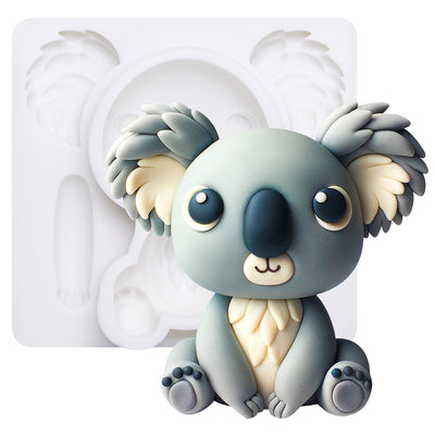 Koala Silicone Mold 2.9 Inches Tall