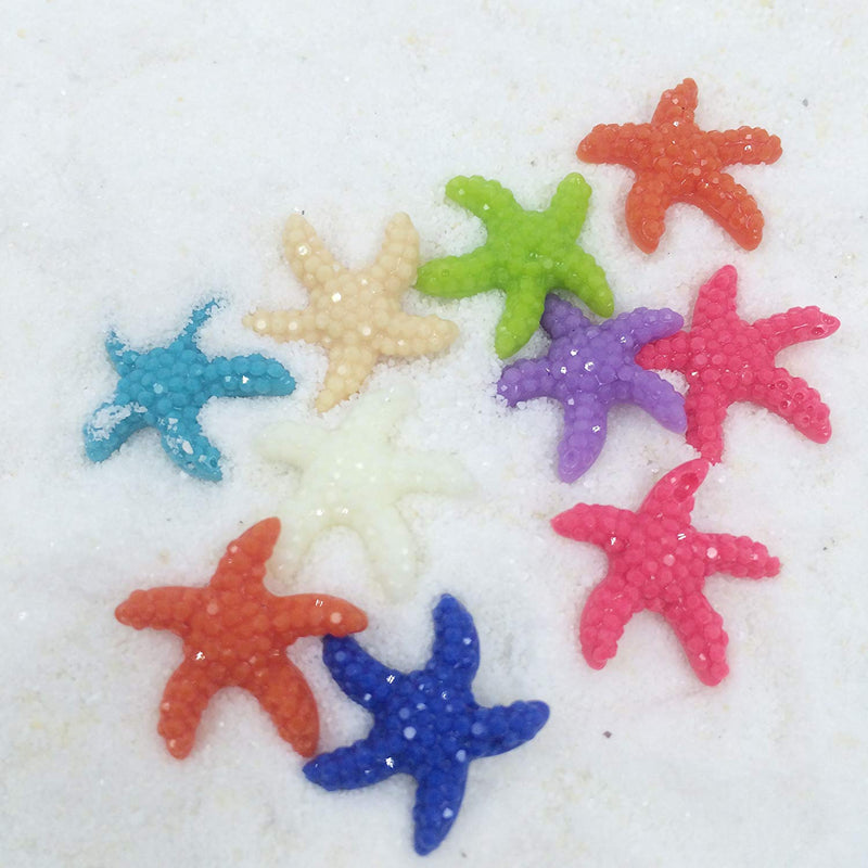 Multi-colored Starfish 10-count