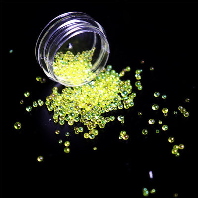 Mini Bubble Beads, Caviar Bead for Nail Art Decoration, Clear Nail Microbead For DIY UV Resin Filling, Nail Caviar Bead, Resin Filler Bubble