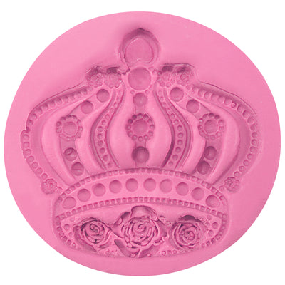 Crown Fondant Silicone Mold 2.4inch