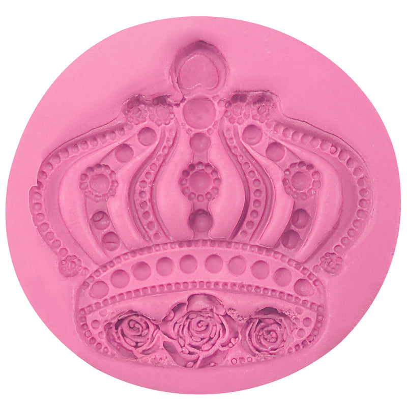 Crown Fondant Silicone Mold 2.4inch