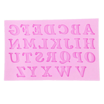 Uppercase Letters Fondant Silicone Mold