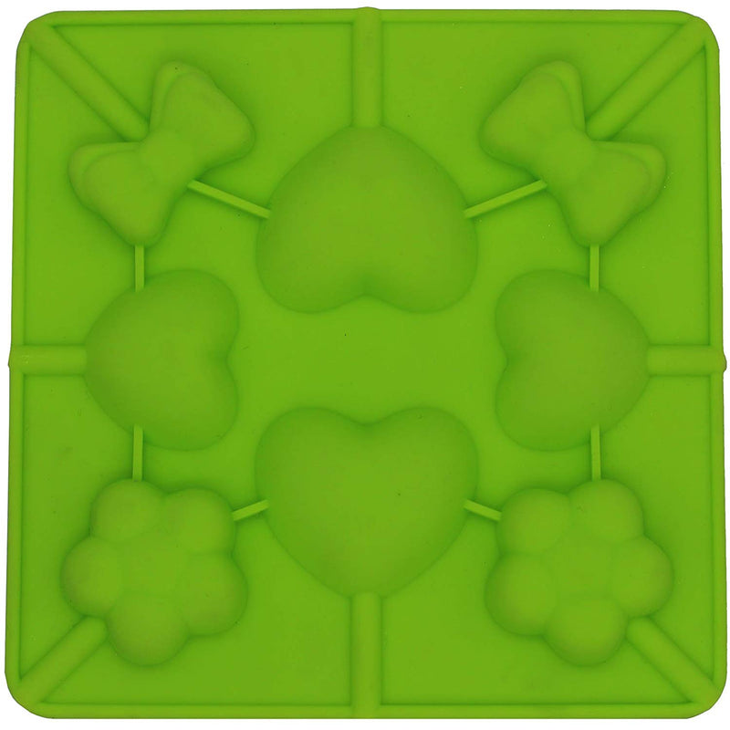 Lollipop Silicone Mold Heart|Flower|Ribbon Bow