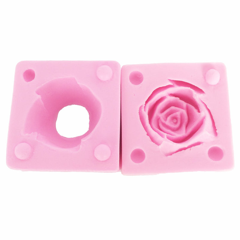 3D Rose Fondant Silicone Mold