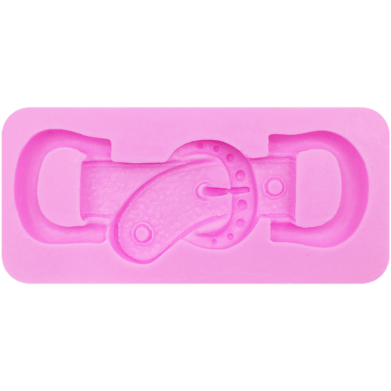Strap Belt and Buckle Fondant Silicone Mold