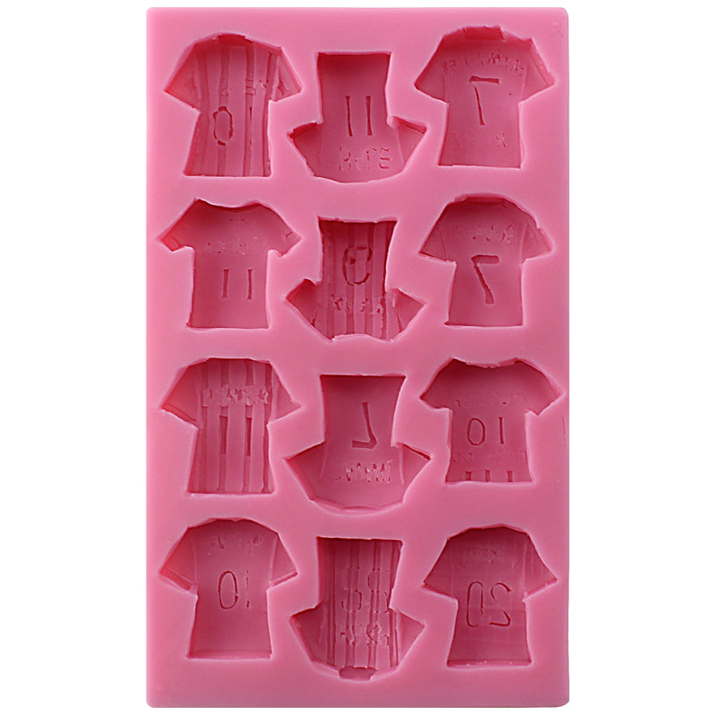 Soccer Jerseys Fondant Silicone Mold