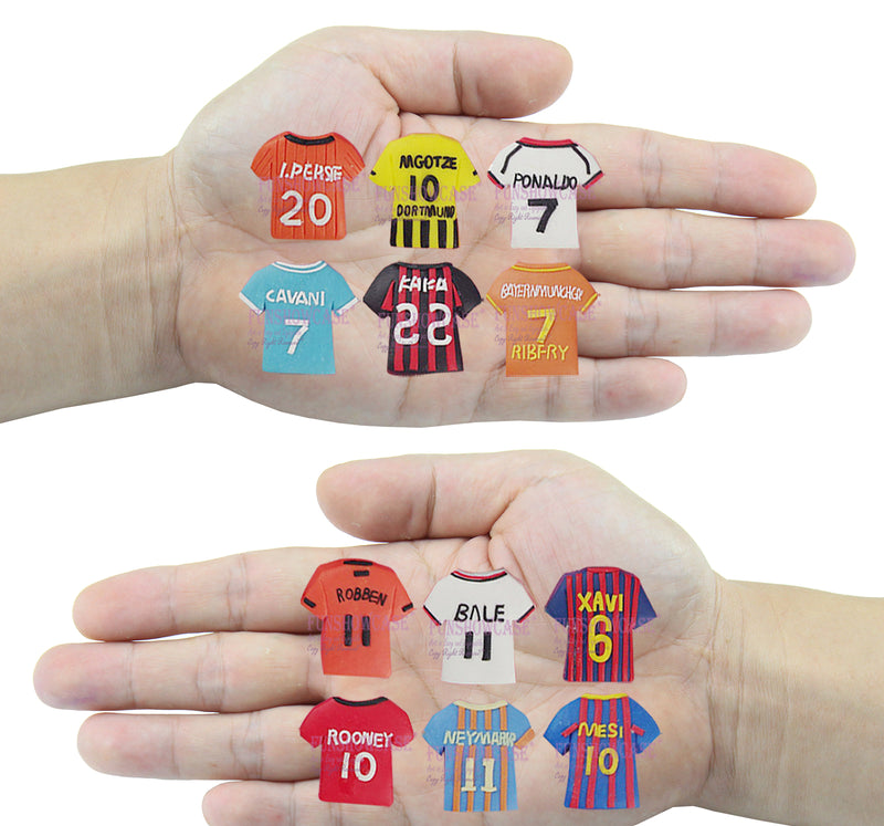 Soccer Jerseys Fondant Silicone Mold