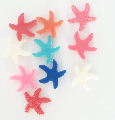 Multi-colored Starfish 10-count