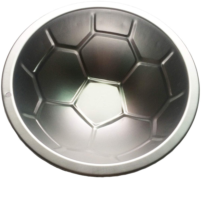 Large 3D Soccer Ball Metal Pastry Baking Pan Mold 9.3inch