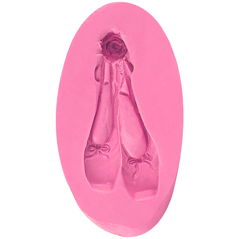 Ballet Shoes Fondant Silicone Mold 1.7inch